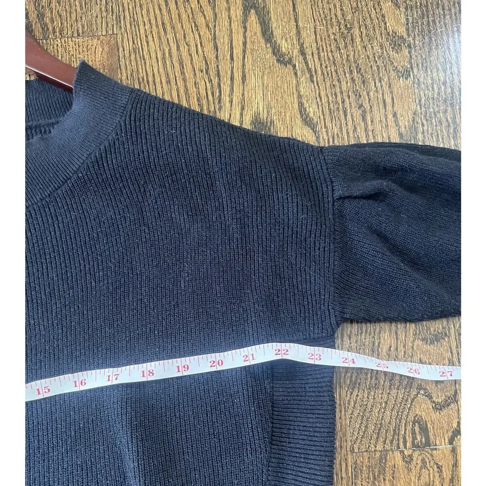 Express ribbed knit sweater women’s Sz. XS black - Picture 5 of 7